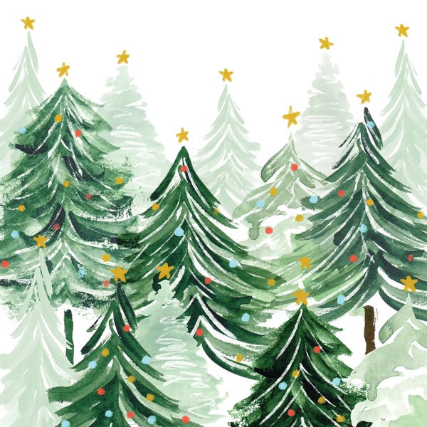 Christmas: Winter Forest Allover by Sara Berrenson