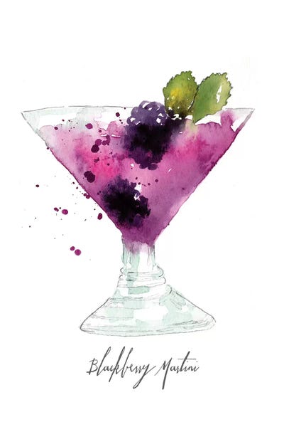 Minimalist Décor: Blackberry Martini by Sara Berrenson