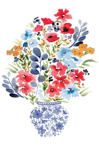 Sara Berrenson: Chinoiserie Floral by Sara Berrenson