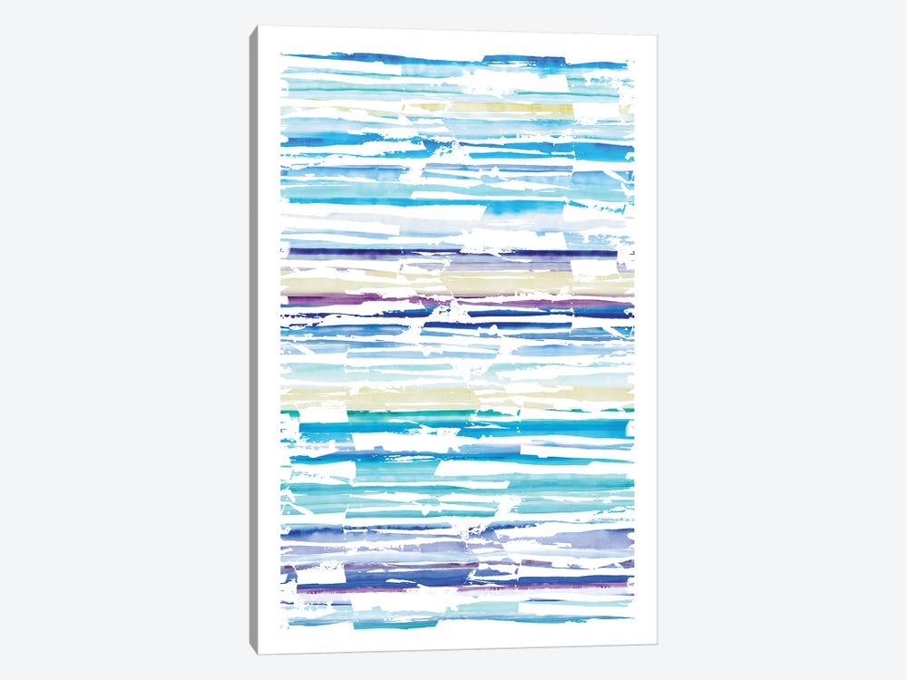 Distressed Stripe Swatch by Sara Berrenson 1-piece Art Print