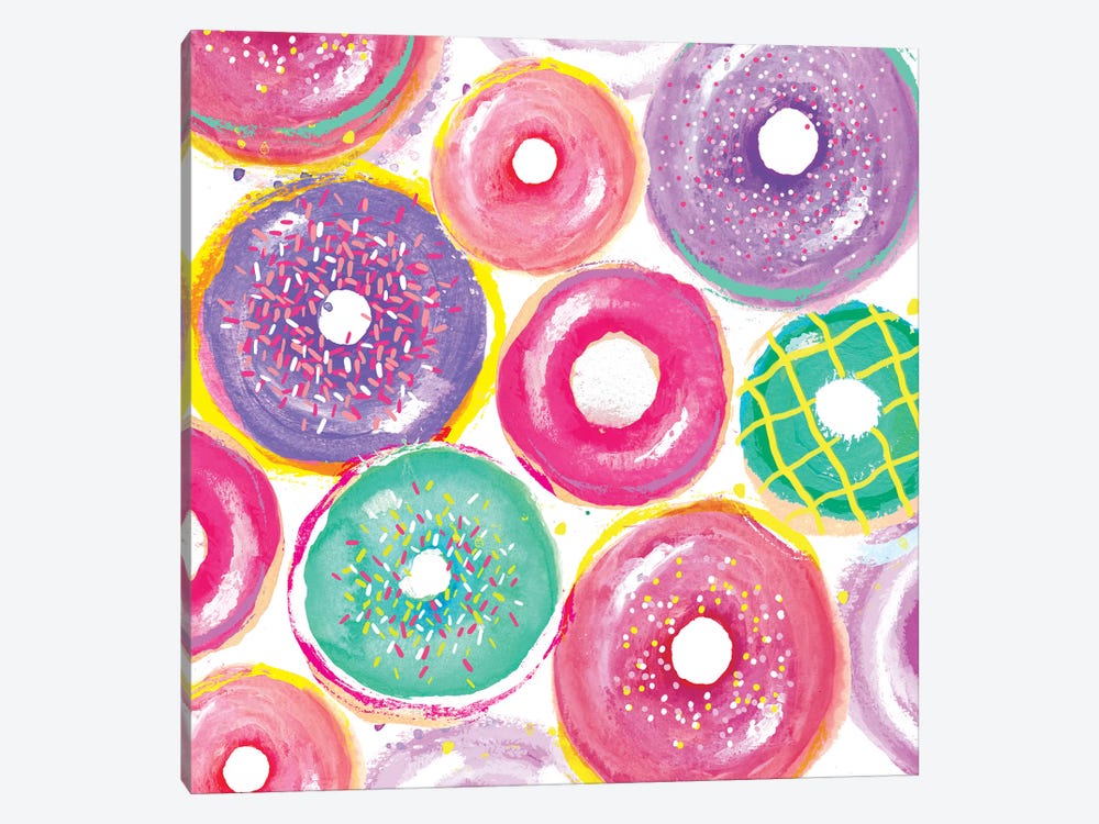 Donuts Layers by Sara Berrenson 1-piece Canvas Art Print