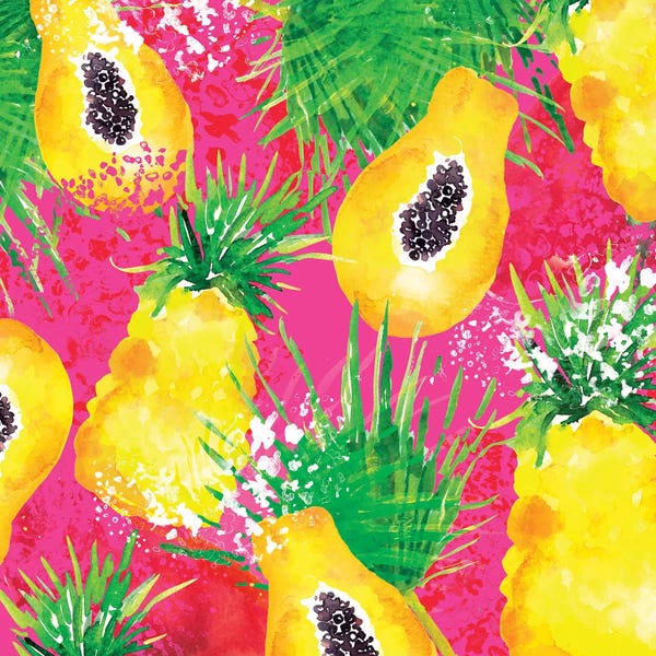 Floral & Botanical Patterns: Passionfruit by Sara Berrenson