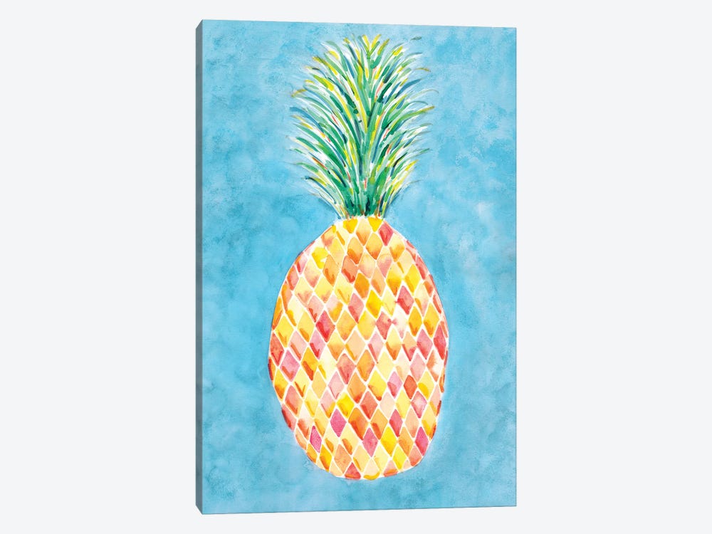 Pineapple Blue by Sara Berrenson 1-piece Art Print