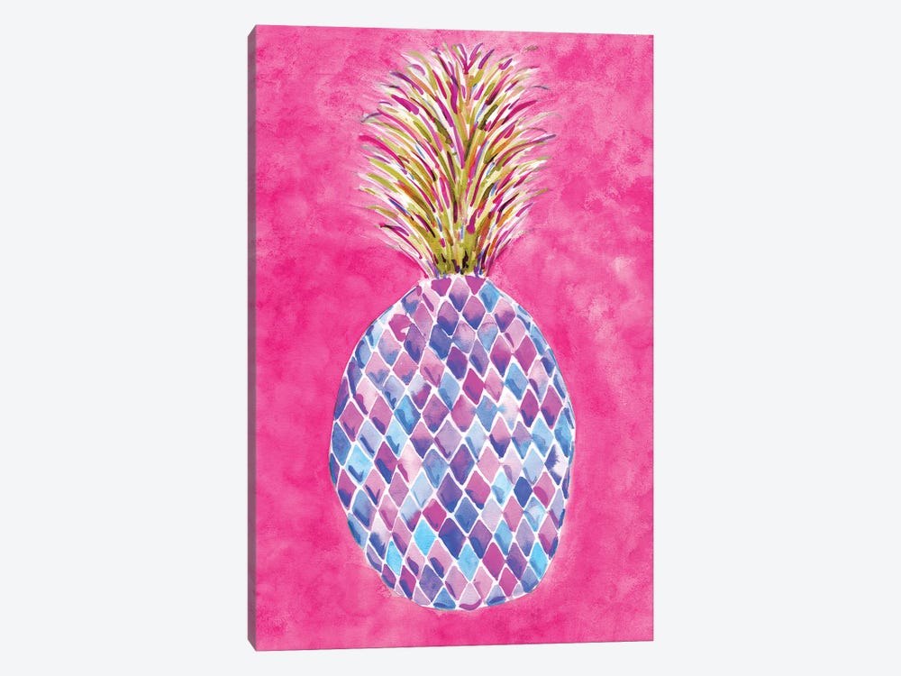 Pineapple Pink 1-piece Canvas Art