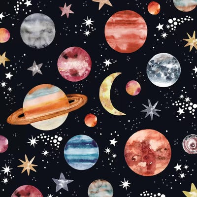 Planets by Sara Berrenson metal wall art