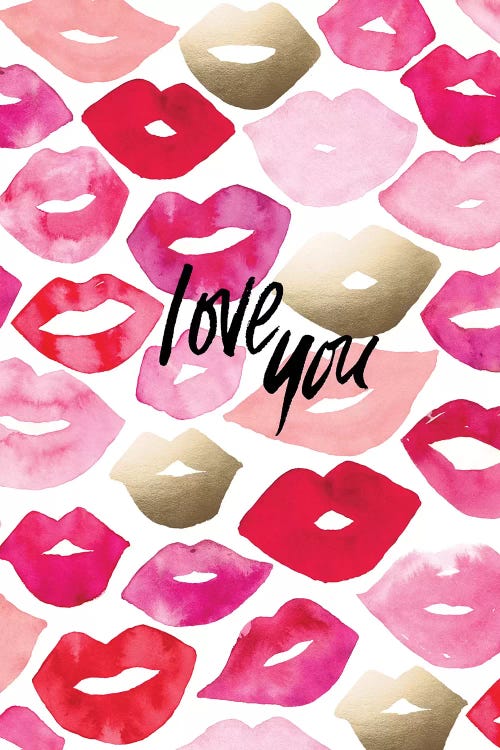 Valentine Lips by Sara Berrenson wall art