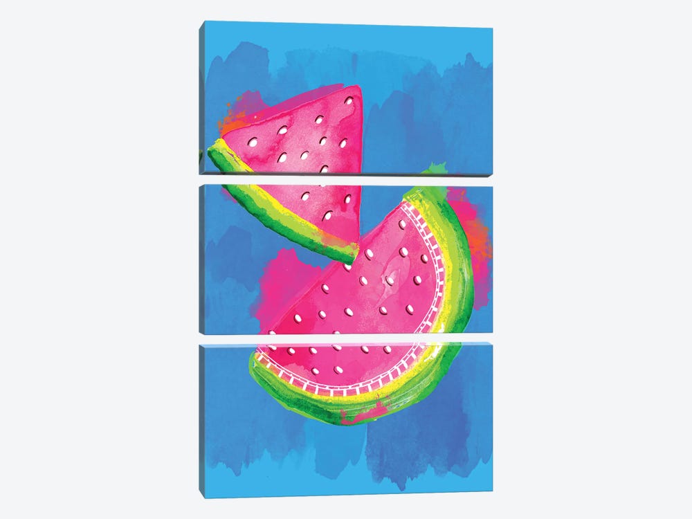 Watermelon by Sara Berrenson 3-piece Canvas Wall Art