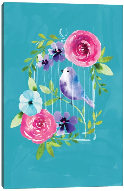 Birdcage Canvas Art Print - Sara Berrenson