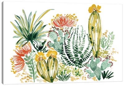 Desert I Canvas Art Print - Cactus Art