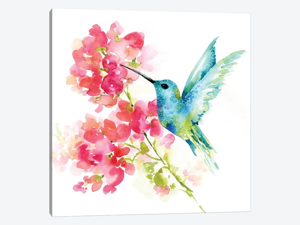 Hummingbird Canvas Art by Sara Berrenson | iCanvas