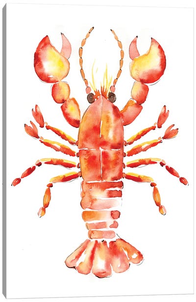 Lobster Canvas Art Print - Sara Berrenson