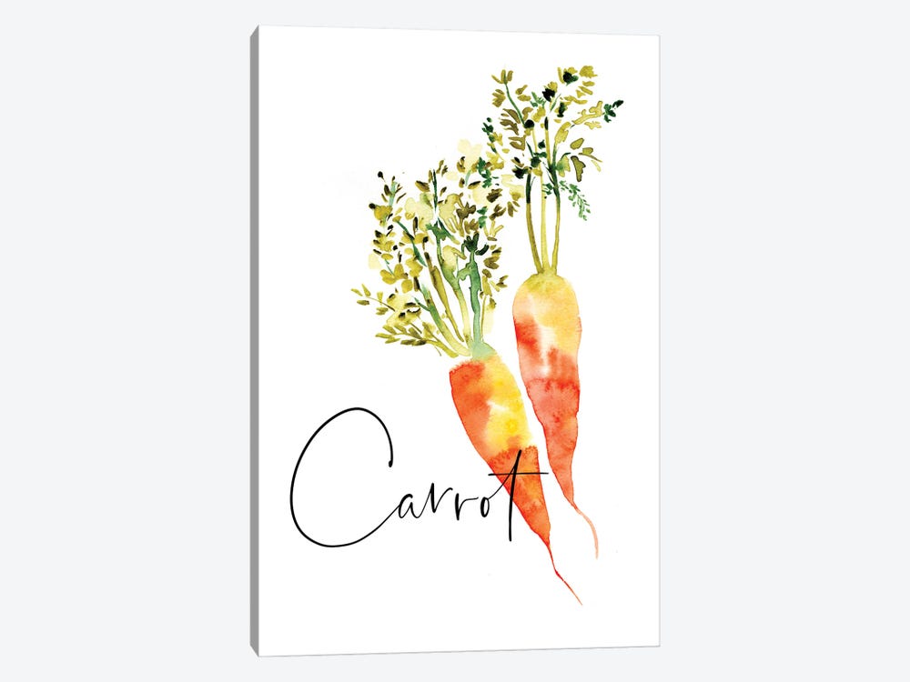 Loose Veggies Carrot by Sara Berrenson 1-piece Canvas Art
