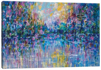Dreaming In Spring Canvas Art Print - Water Lilies Collection