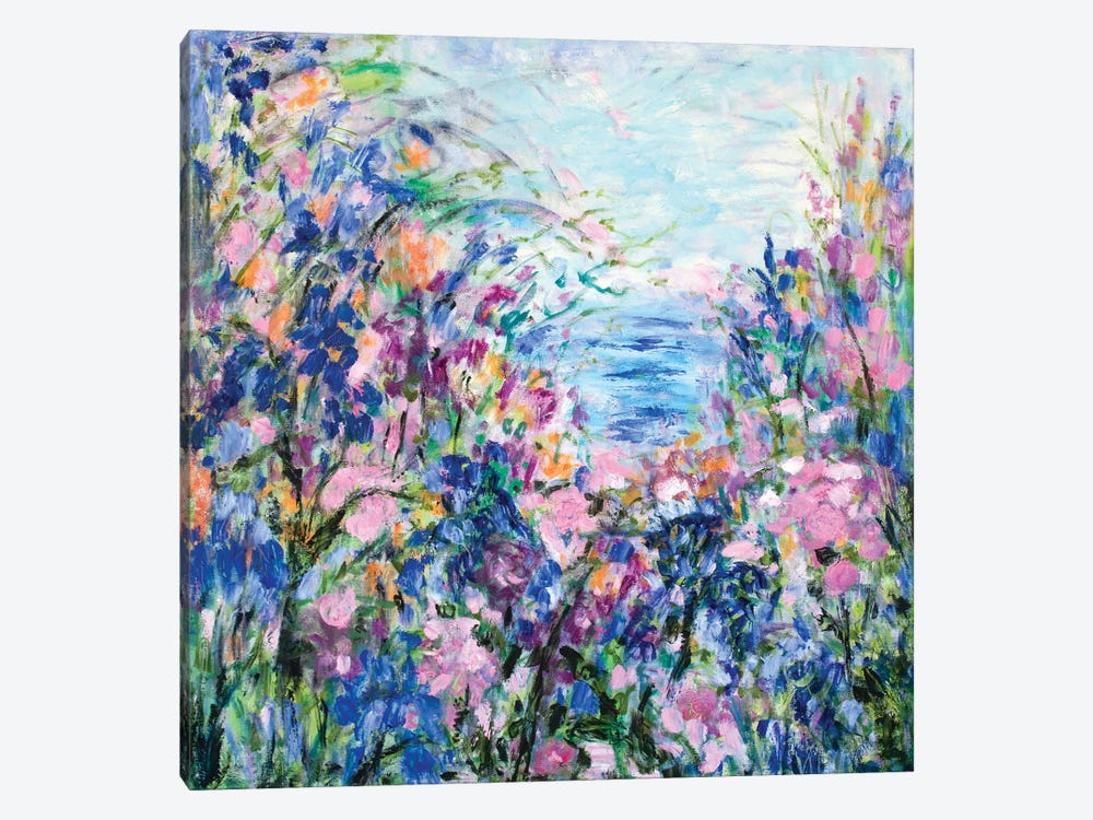 Seaside Blossoms by Jean (Vadal) Smith-Bentson 1-piece Canvas Art Print