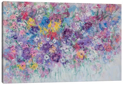 Garden Flowers Canvas Art Print - Jean (Vadal) Smith-Bentson