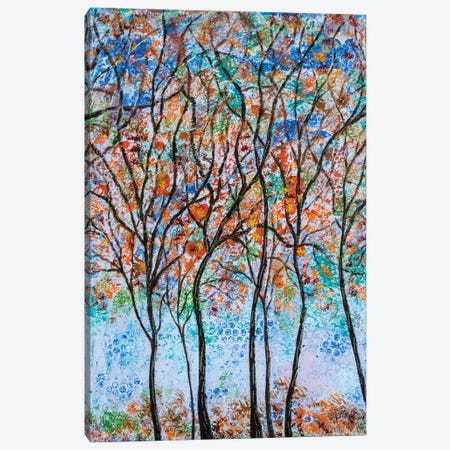 Autumn Trees Large II Canvas Print #SBJ70} by Jean (Vadal) Smith-Bentson Art Print