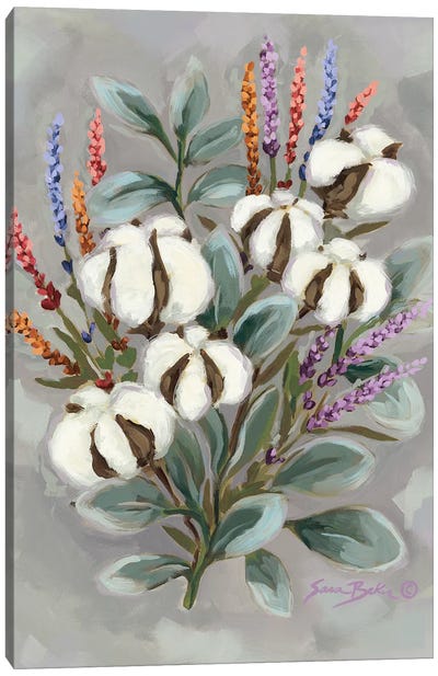 Cotton Bouquet    Canvas Art Print