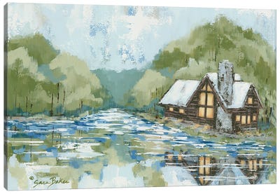 Adventure Lake Canvas Art Print