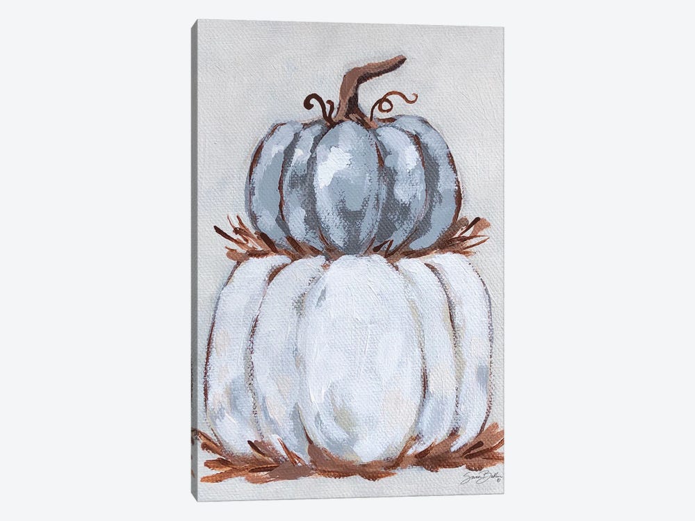 Pumpkin Stack III by Sara Baker 1-piece Art Print