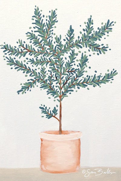 Olive Tree by Sara Baker metal wall art