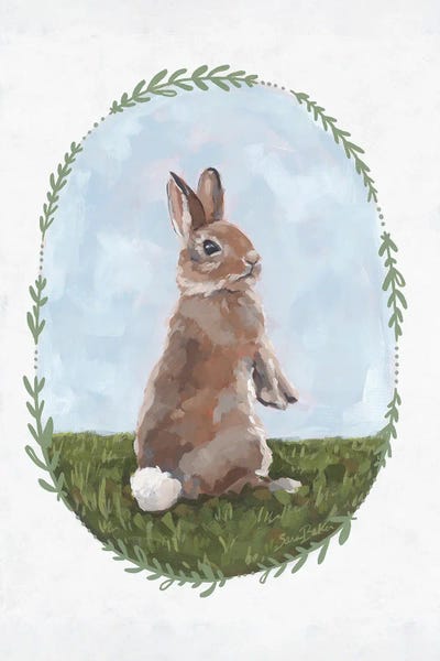 Rabbits: The Goodness Of Spring I by Sara Baker