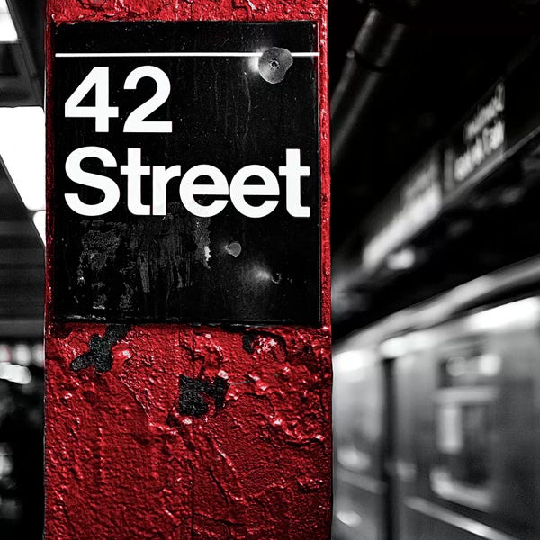 Susan Bryant: 42nd St. Square by Susan Bryant