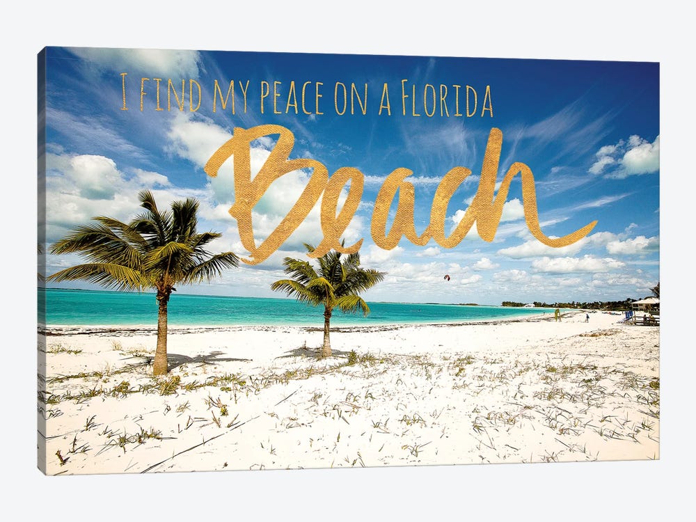 Florida Beach by Susan Bryant 1-piece Canvas Wall Art