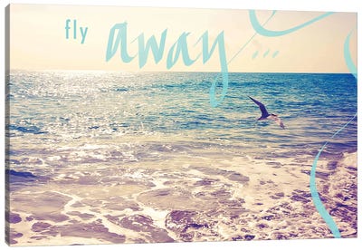 Fly Away Canvas Art Print - Adventure Art
