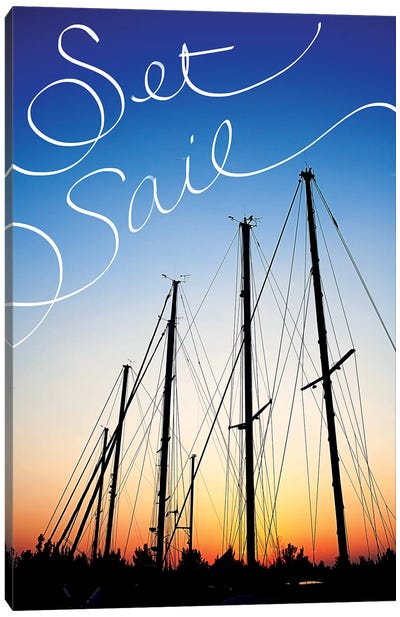 Set Sail Canvas Art Print - Adventure Art
