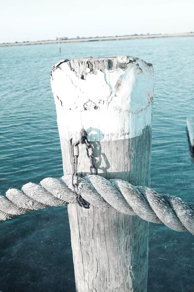 Susan Bryant: Rope On Post II by Susan Bryant
