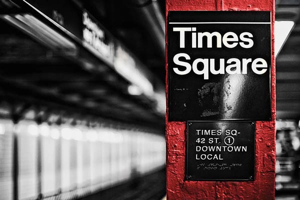 Susan Bryant: Times Square by Susan Bryant