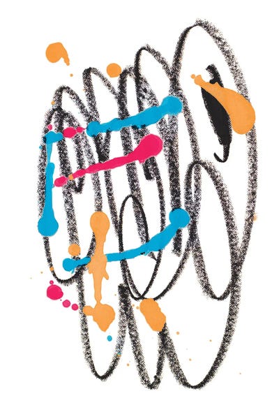 Splash Of Color by Susan Bryant framed canvas print