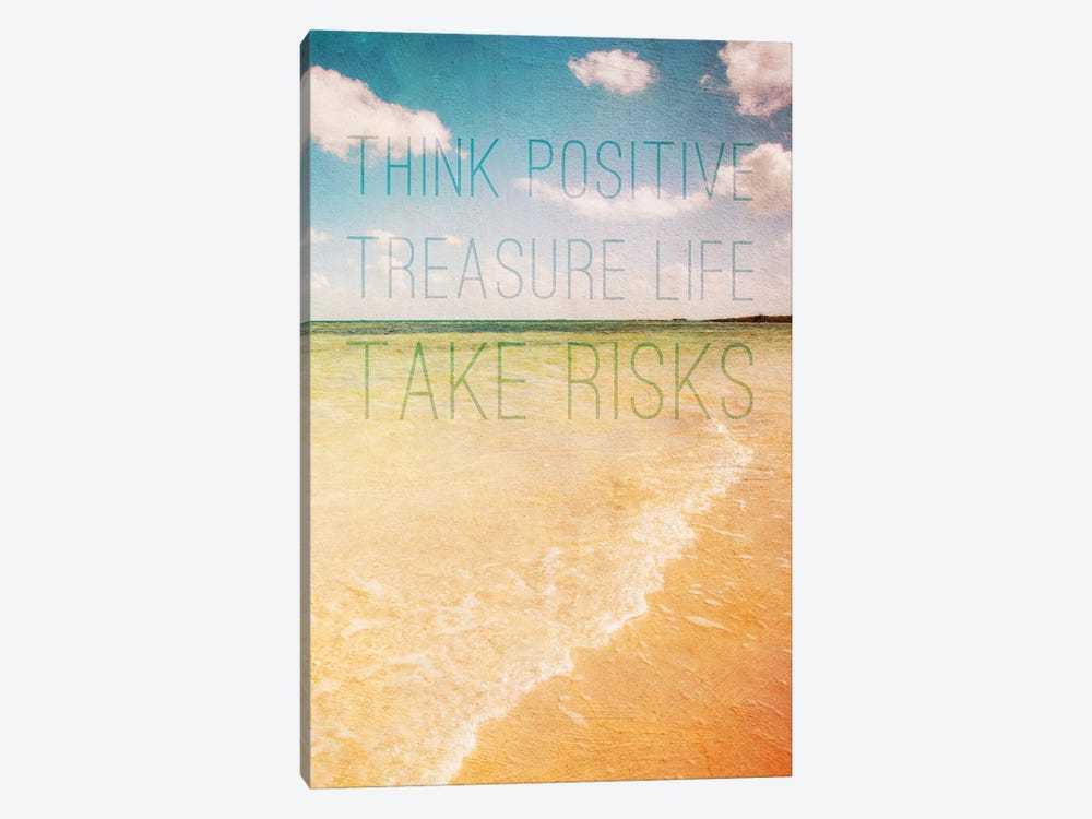 Think Positive by Susan Bryant 1-piece Art Print
