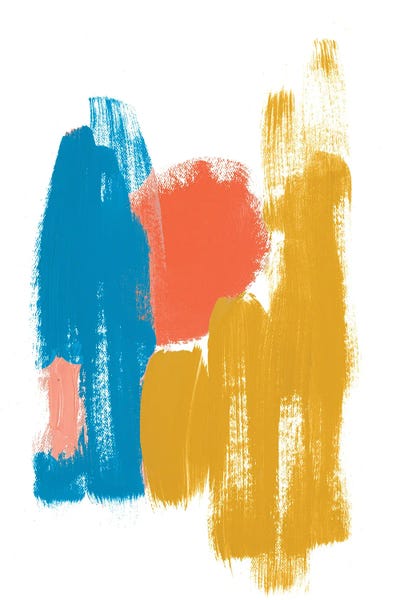 Colorful Mindful Art I by Susan Bryant framed canvas print