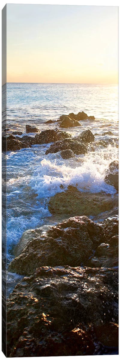 Bimini Coastline II Canvas Art Print - Beach Sunrise & Sunset Art