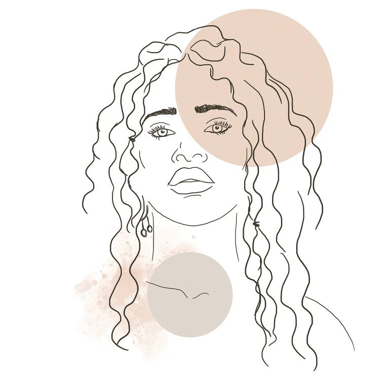 African Girl Portrait by Sabrina Balbuena wall art
