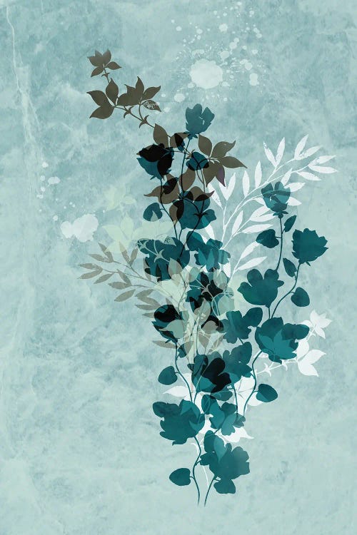 Dry Blue Flowers II