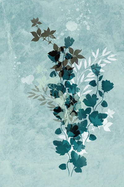 Sabrina Balbuena: Dry Blue Flowers II by Sabrina Balbuena