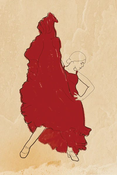 Sabrina Balbuena: Spanish Flamenco Woman Dancer by Sabrina Balbuena