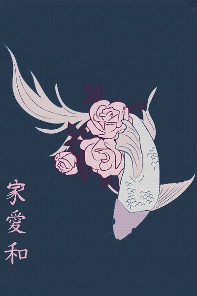 Sabrina Balbuena: Japanese Art Style Drawing Koi Fish by Sabrina Balbuena