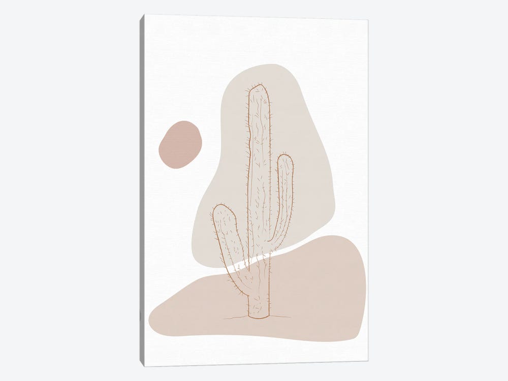 Minimal Cactus by Sabrina Balbuena 1-piece Art Print