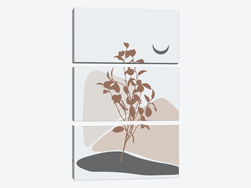 Minimal Lemon Tree by Sabrina Balbuena 3-piece Art Print