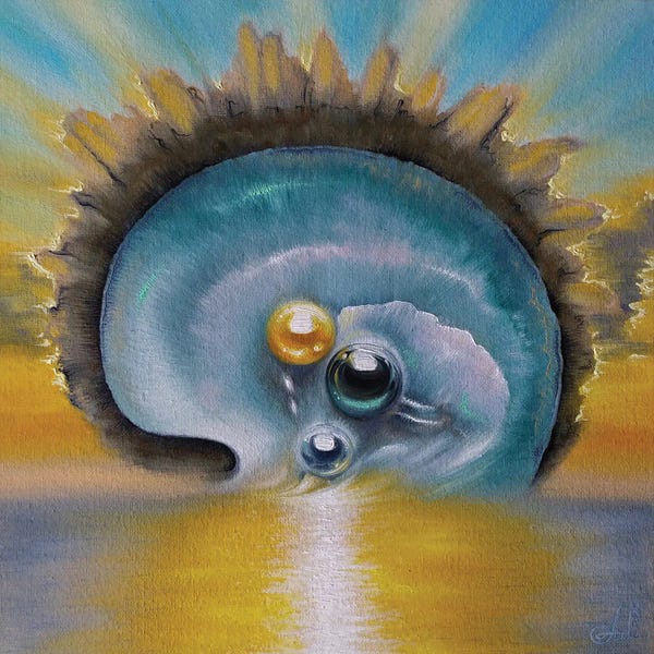 Clams: Pearly Sunrise by Anna Shabalova