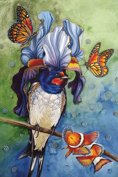 Whimsical Harmony by Anna Shabalova framed wall art