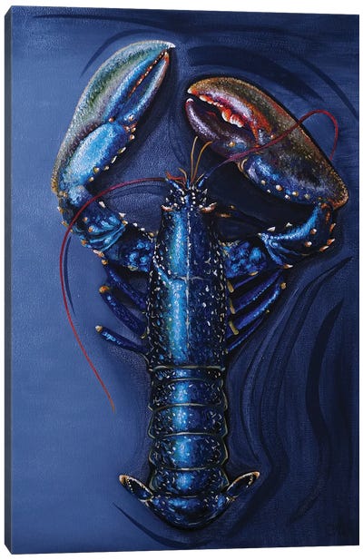 Royal Lobster Canvas Art Print - Lobster Art
