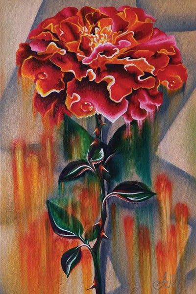 Up by Anna Shabalova framed wall art