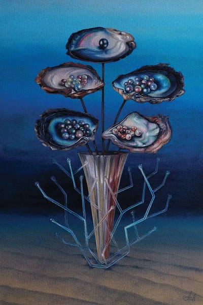 Funky Fine Art: A Bouquet For A Mermaid by Anna Shabalova