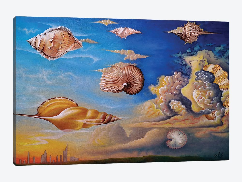 The Sky Of Atlantis by Anna Shabalova 1-piece Canvas Print