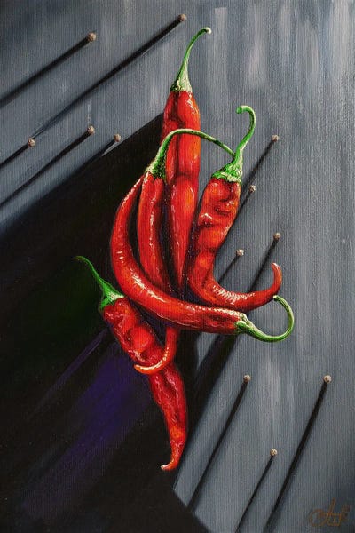 Peppers: Red Hot Chili Peppers by Anna Shabalova