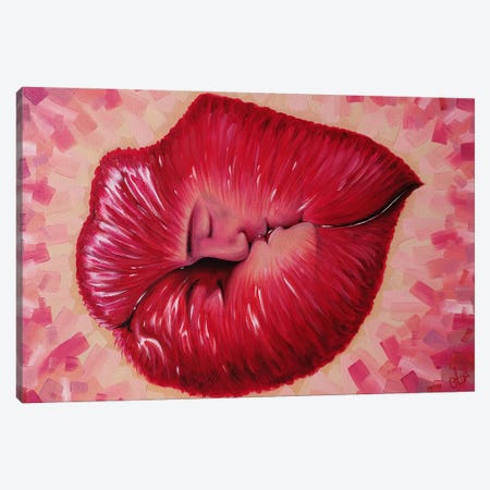 Time For Kisses Canvas Print #SBV48} by Anna Shabalova Canvas Art